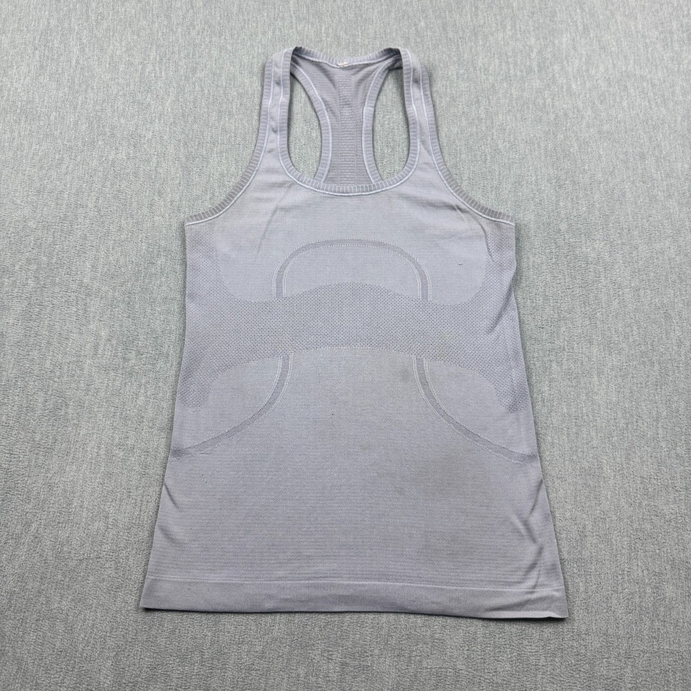 Lululemon Tank Top Womens 6 Purple Swiftly Tech Stretch Performance Yoga Gym Tee